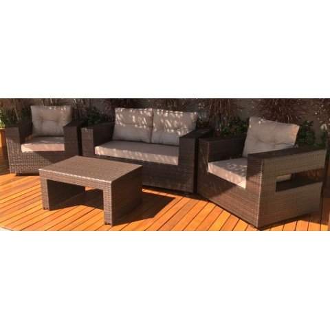 Sofá Quadrado De Aluminio Vazado