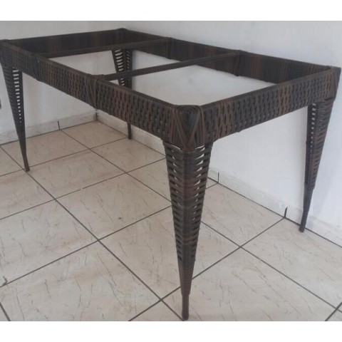 Mesa Retangular Ferro 1,50mt x 0,80cm